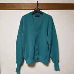 80s Jantzen ジャンセン カーディガン ティファニーブルー USA製のサムネイル