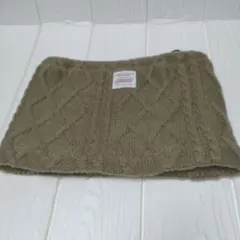 Colemanケーブル編み ベージュ ネックウォーマー