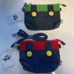マリオ　ルイージのポーチセット