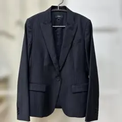 Theory ダークグレー ストライプ テーラードジャケット サイズ4