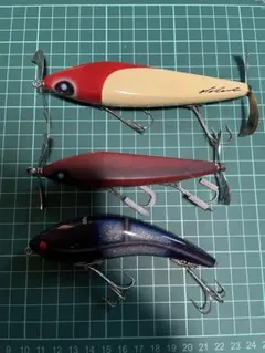 イソノファクトリー　トップウォーター ルアー 3点セット ハンドメイド イソノファクトリー トップウォーター ルアー 3点セット ハンドメイド