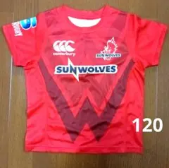 RUGBY ラグビー canterbury サンウルブズ ラガーシャツ 120