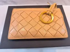 ボッテガヴェネタ　ベージュ レザー コインケース