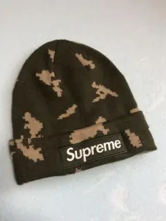 Supreme シュプリーム NEW ERA ニューエラ コラボ　ニット　迷彩