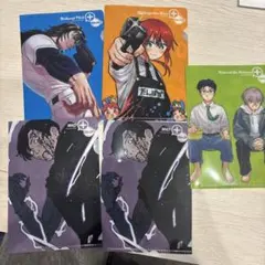 少年ジャンプ＋ クリアファイル 5장 세트