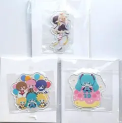 初音ミク 鏡音リン アクリルスタンド 3個セット
