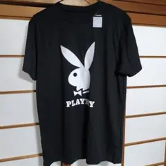 PLAYBOY Tシャツ ブラック Lサイズ