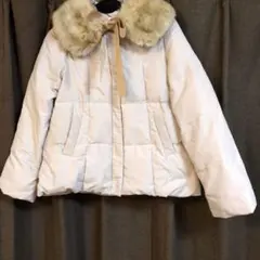 minimum　minimumファー付きダウンジャケット　使用品