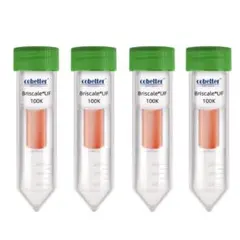[4개 세트] 원심분리기 튜브 15ml 한외여과 원심분리기 튜브 유닛 실린더 (스케일 포함)