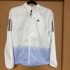 adidas ウィンドブレーカー ホワイト・グラデーション