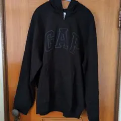 GAP ジップパーカー　XL 黒　ユニセックス