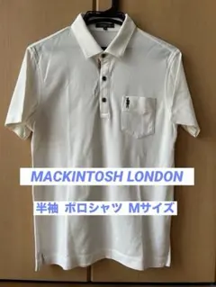 [美品] MACKINTOSH LONDON半袖ポロシャツ白Mサイズのサムネイル