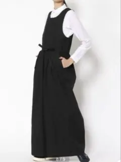 グランママドーター/美品ブラックデニムオールインワン/サロペット黒