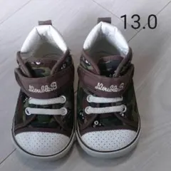 DOUBLE.B スニーカー　迷彩　13.0