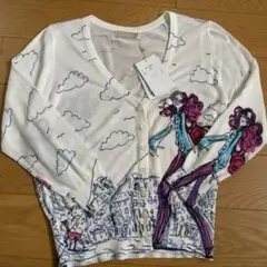 新品⭐️ Vネック カーディガン ホワイトのサムネイル