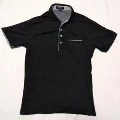 Yin & Yang ブラックポロシャツ Mスキッパーのサムネイル