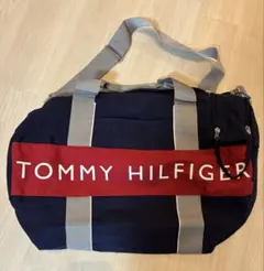 TOMMY HILFIGER ボストンバッグ ネイビー/レッド