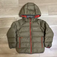 mont-bell ネージュダウンパーカー130キッズ ダウンコート ブラウン