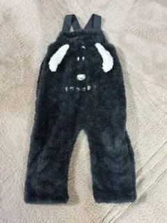 PEANUTS スヌーピー フリース オーバーオール 90cm