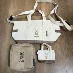 完売品　DOD トートハナコール　 ベージュ/ブラウン