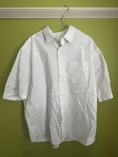 GU ホワイト 半袖シャツ XL