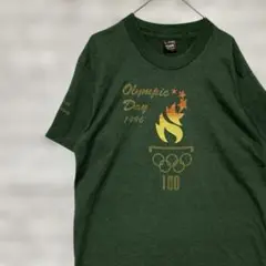 USA製90sヴィンテージTシャツ！シングルステッチ　グリーン半袖古着　L 6