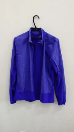 adidas ナイロンジャケット 紫