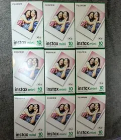 新品未開封チェキフィルム 10枚 instax mini 富士フィルム9箱セット