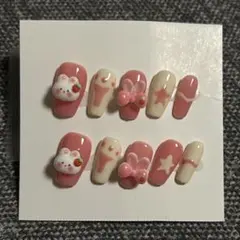セツ】カップケーキ 3Dアートネイルチップ 付け爪（B0197） - メルカリ