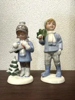 ロイヤルコペンハーゲン フィギュリン ペア セット - メルカリ