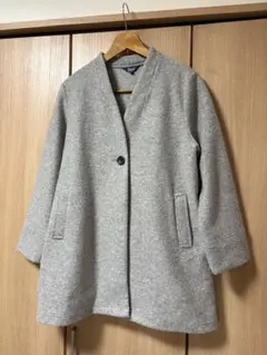 PART2 グレー ロングコート サイズ11