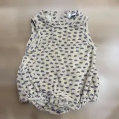 Anoler Fox ドット柄ロンパース 62M