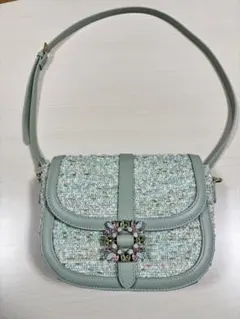 JILL by JILLSTUART ビジュー付きショルダーバッグ