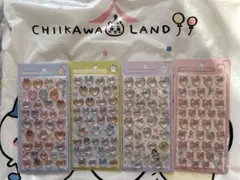 【4枚セット正規品】ちいかわボンボンドロップシール 4種　①
