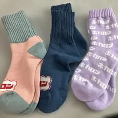 未使用 しまむら ホカロン 暖かいレディース靴下 3足