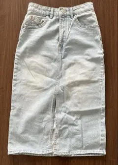 ZARA ライトブルーデニムスカート