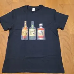 ウイスキーボトルデザインTシャツ ブラック　珍しいデザイン　お酒　ビール
