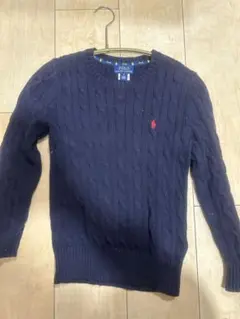 Polo Ralph Lauren ネイビー ケーブルニットセーター