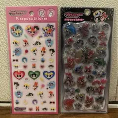 パワーパフガールズ　プチドロップステッカー　ぴたぷくステッカー