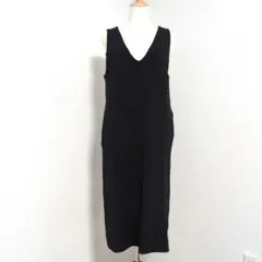 【INÉD】黒ジャンパースカート ワンピース 9号/Ｍ 上品 きれいめ