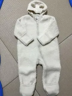 GAPくまみみボアもこもこロンパース