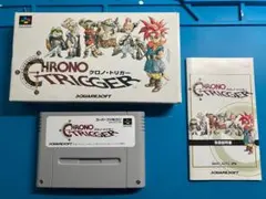 スーファミ　クロノトリガー　箱説付き　電池交換　美品