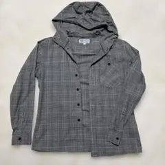 BEAMS フード付きチェックシャツ Lサイズのサムネイル