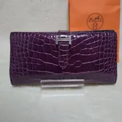 美品■エルメス　ベアンスフレ　クロコダイル(アリゲーター)　HERMES　□Nのサムネイル
