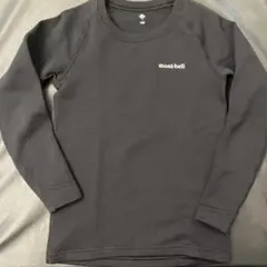 mont-bell ブラック 長袖アンダーシャツ