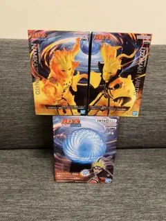 ナルト フィギュア2種+エフェクトライトセット