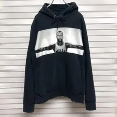 Michael Jordan☆プルオーバーパーカー センターロゴ ブラック Mのサムネイル