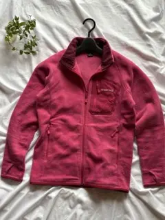 mont-bell モンベル　フリースジャケット クリマプラス100 ピンク M