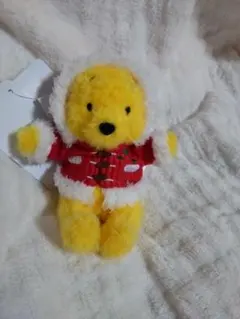 ディズニークリスマス 2023 くまのプーさん ぬいぐるみバッジ