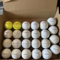 ⑦送料込み タイトリスト PRO V1x ロストボール 24球セット - メルカリ